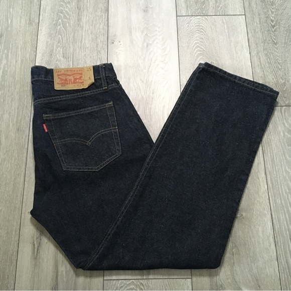 Levi's Other - Levis 501 Jeans W32 L30 Blue Straight Button Fly Denim